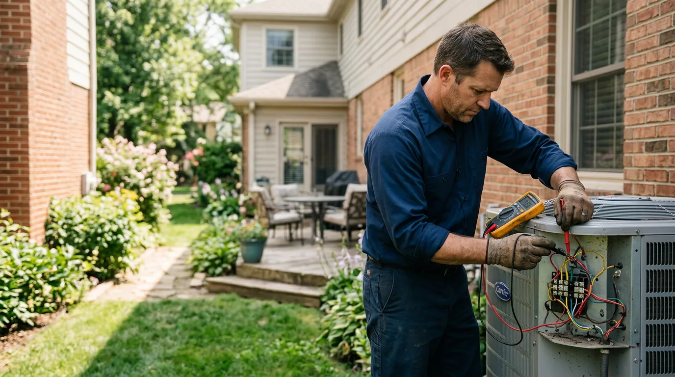 HVAC technician working near Bellingham, WA